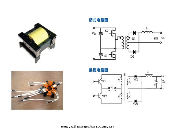 半橋(qiáo)/全(quán)橋(qiáo)/推挽變(biàn)压器